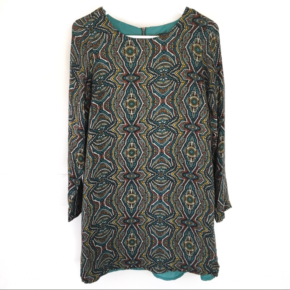 PrAna | Cece Teal Paisley Dress